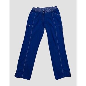 Scrubstar Womens Medium Royal Blue Scrub Pants Drawstring Pockets Pull On